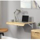 Curve Wall Mounted Drop Desk Oak